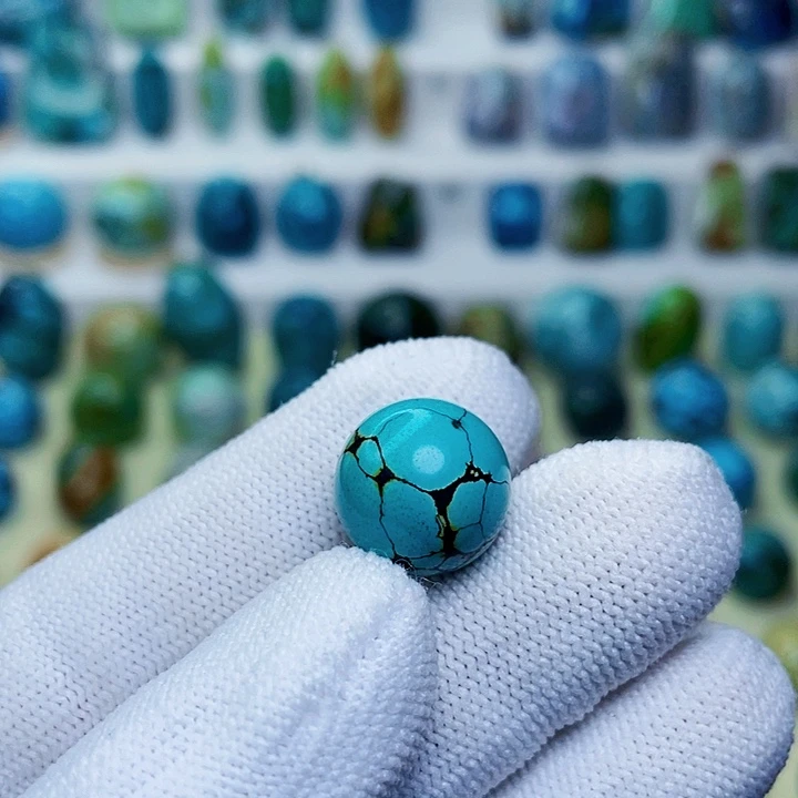 未镶嵌绿松石网花13.7