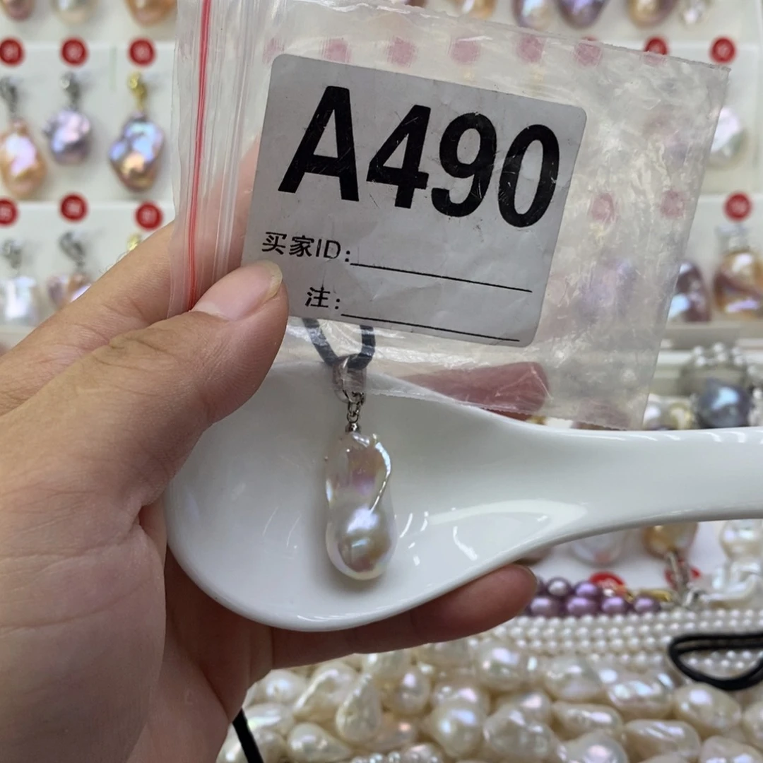 淡水珍珠银S925镶嵌颈饰