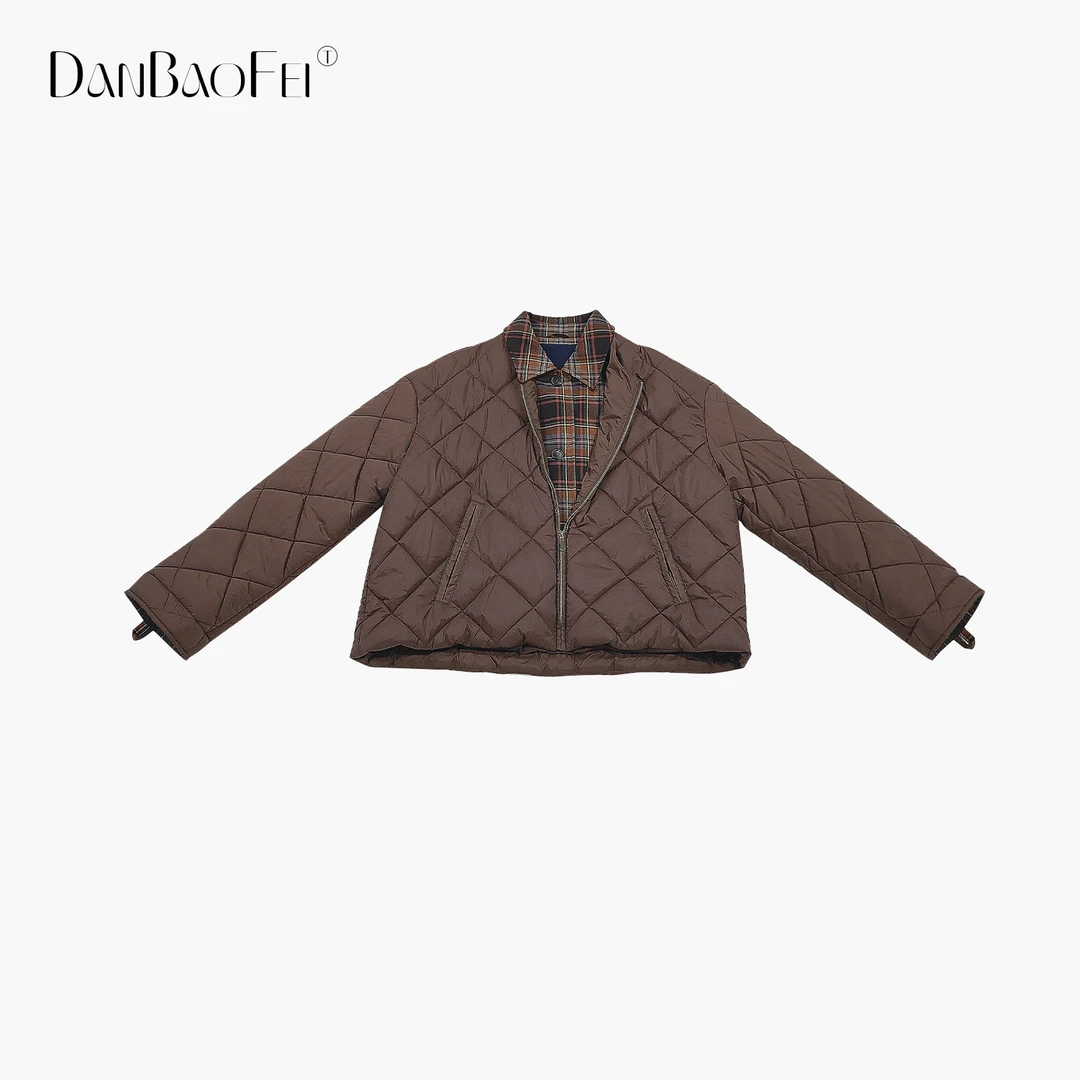 【艾比】赵露思同款小熊棉服2025翻领夹克外套LO033