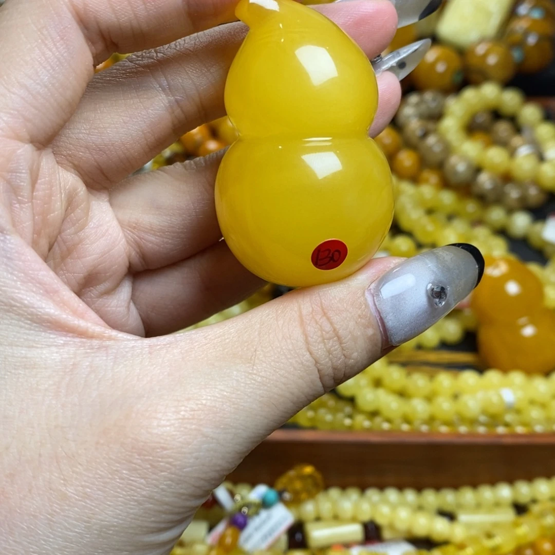 清***水琥珀未镶嵌裸石蜜蜡