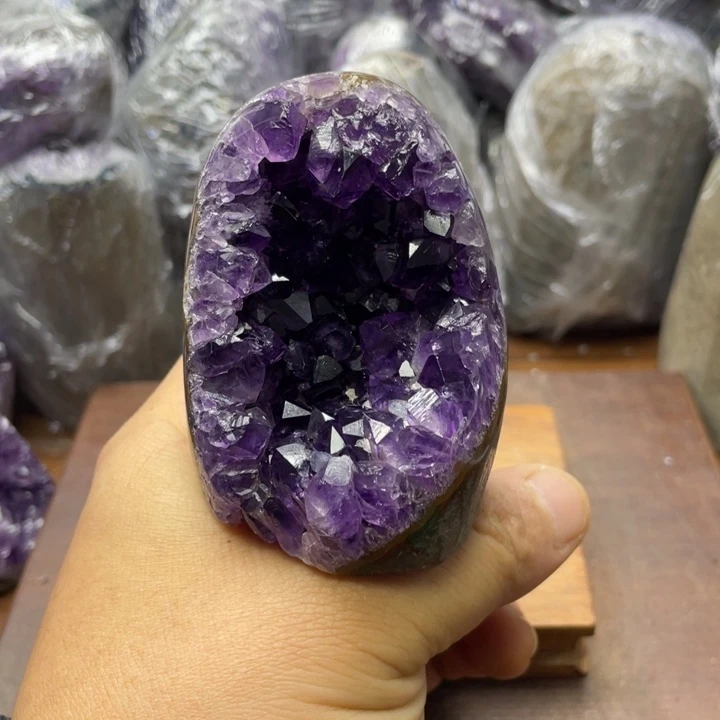 未镶嵌紫晶摆件紫晶