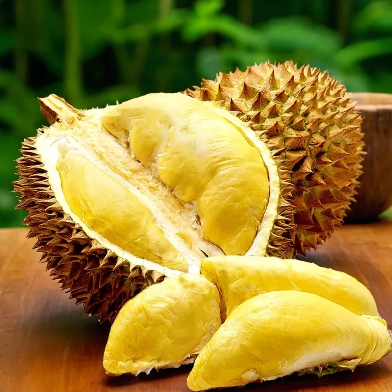 【精选现开纯肉2斤】新鲜进口树熟泰国金枕一级A果肉厚核小榴莲同城榴莲小时达金枕泰国