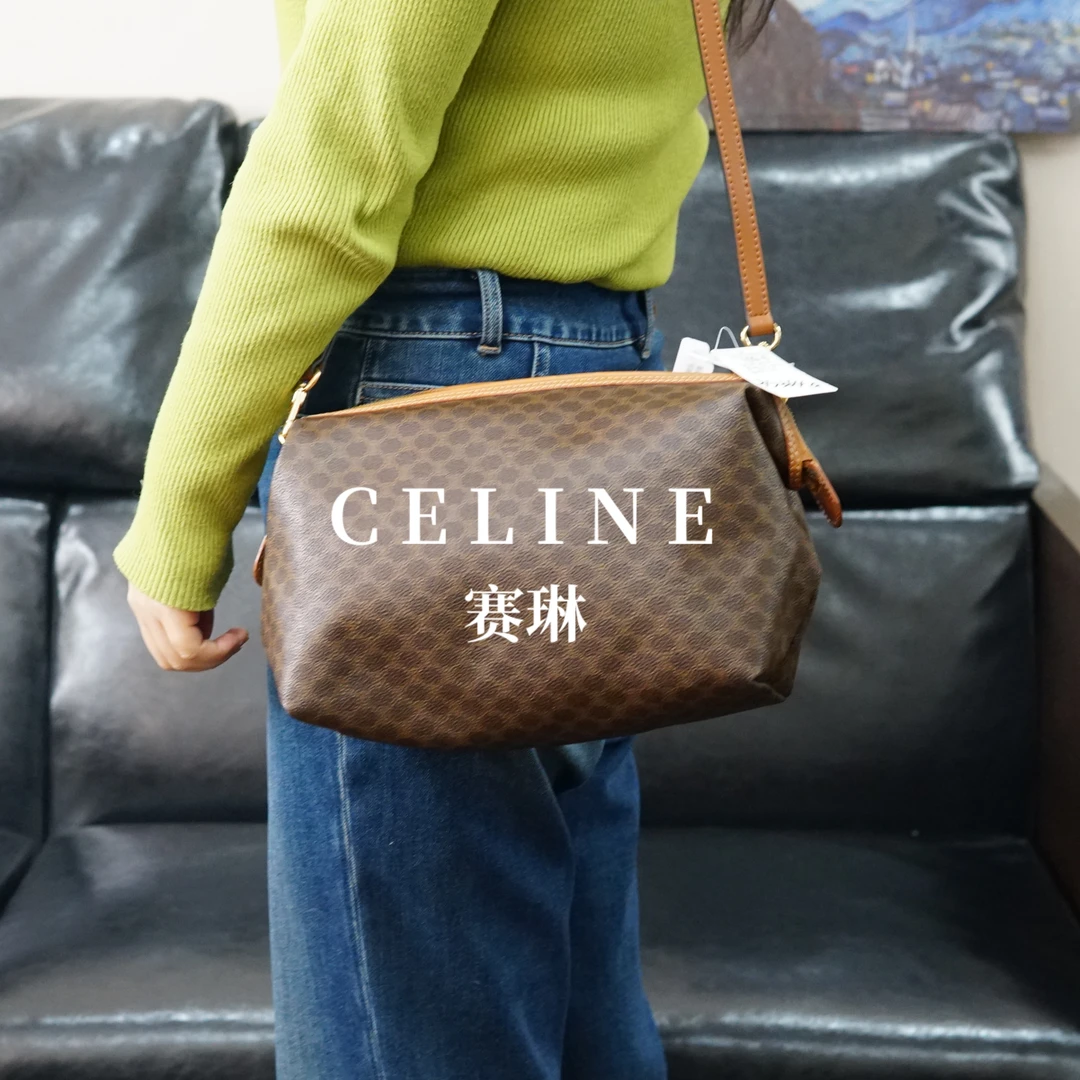 95新 Celine/思琳 老花斜挎包/JJ12526717/6717