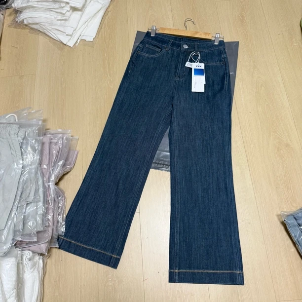 DOB｜麋鹿 夏季天丝莱赛尔四面弹九分微喇牛仔裤