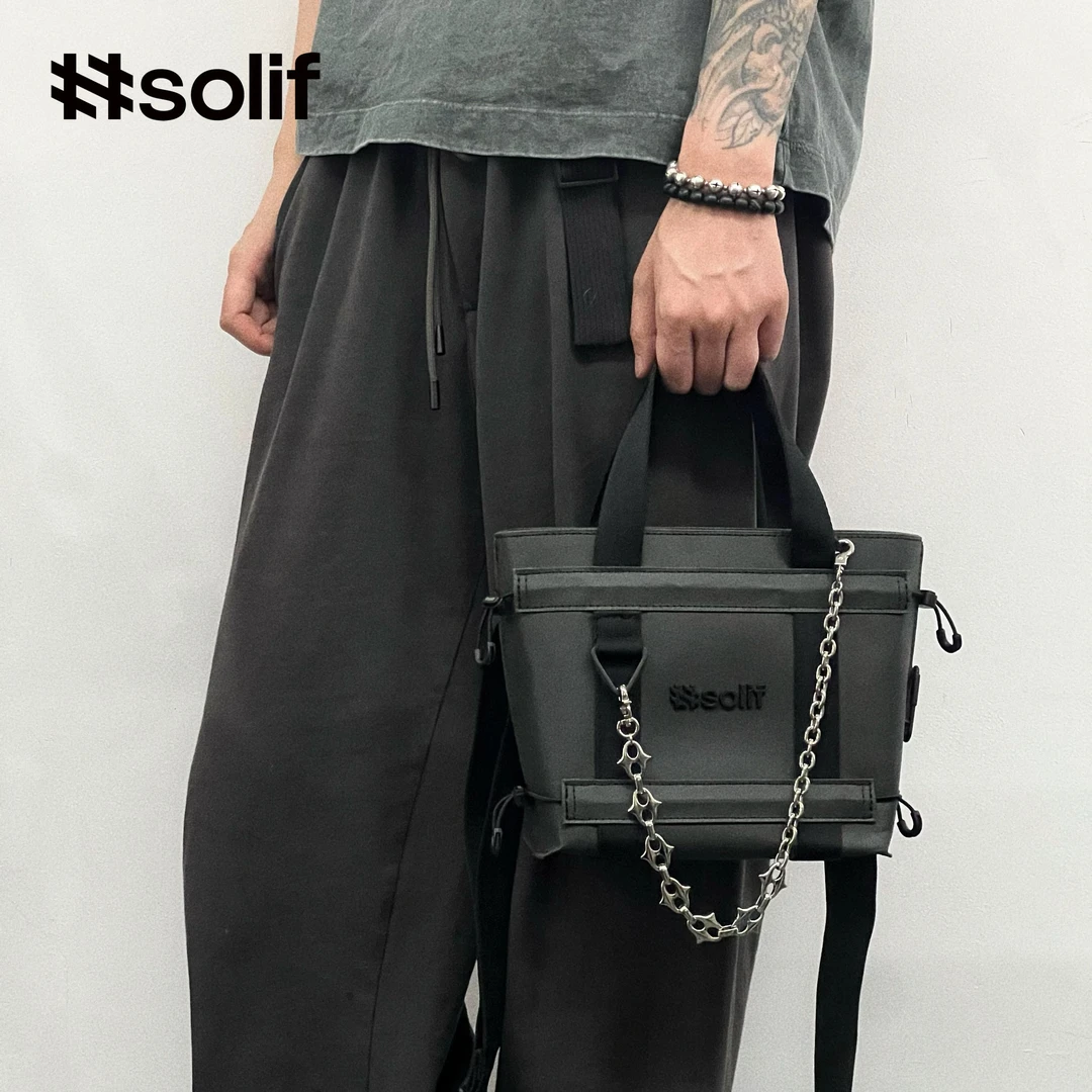 solif黑洞薯条包上班通勤包女中性风托特包斜挎包单肩手提轻便