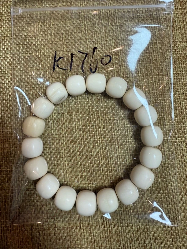 K1760猛犸牙老型手串配饰