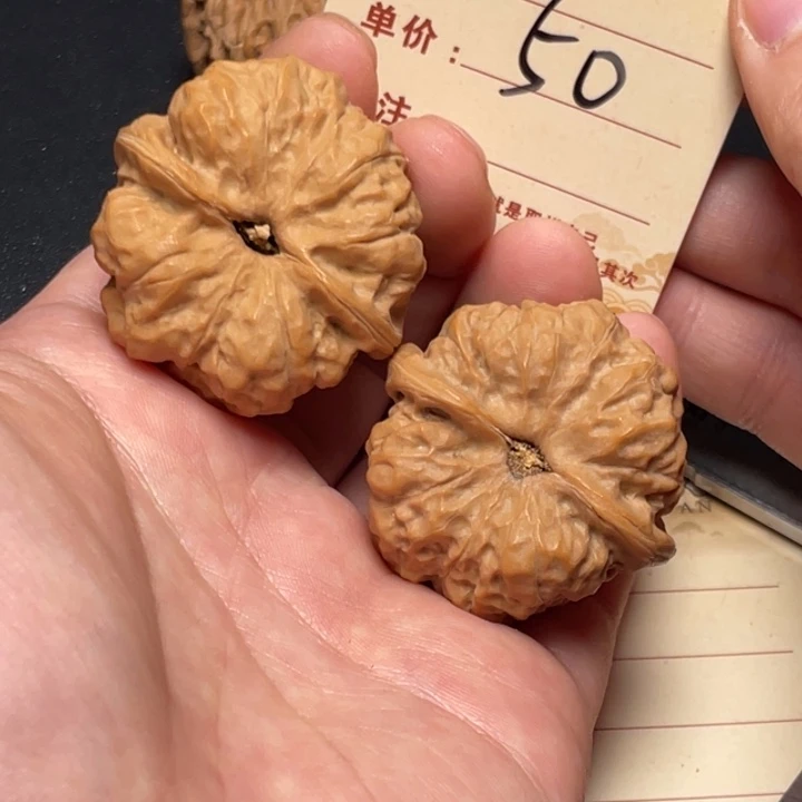 把件文玩核桃蛙蛙40尺白茬50