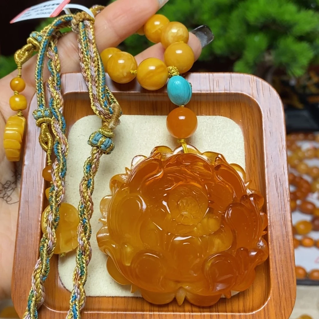 【闪购商品】蜜蜡颈饰未镶嵌项链