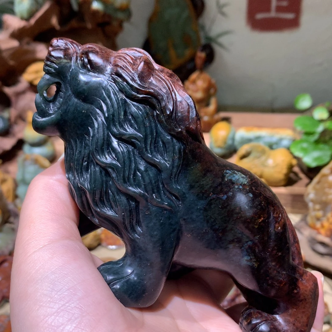 岫岩河磨玉（透闪石质玉）手把件未镶嵌J*生