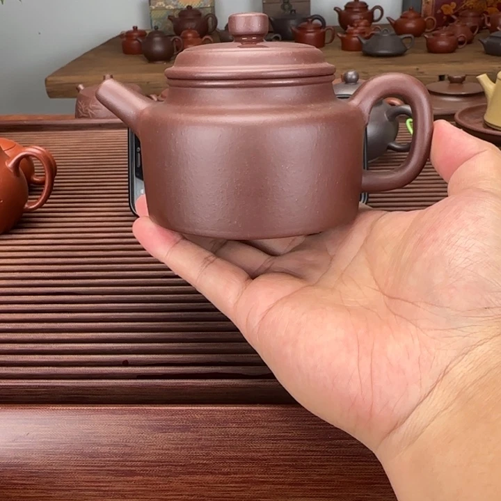 M***悟紫砂茶壶紫泥全手