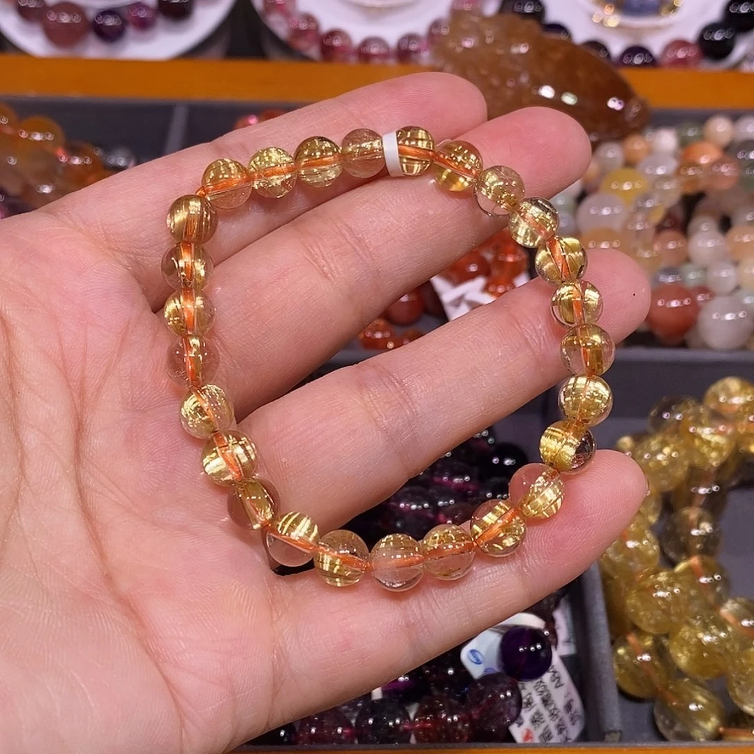 未镶嵌手镯水晶金钛晶7