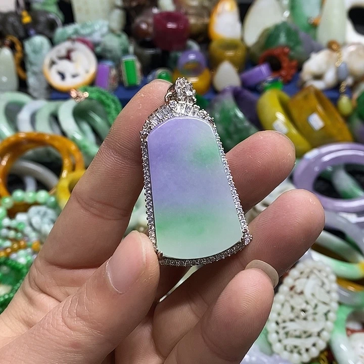 颈饰未镶嵌翡翠缅甸翡翠首饰配饰