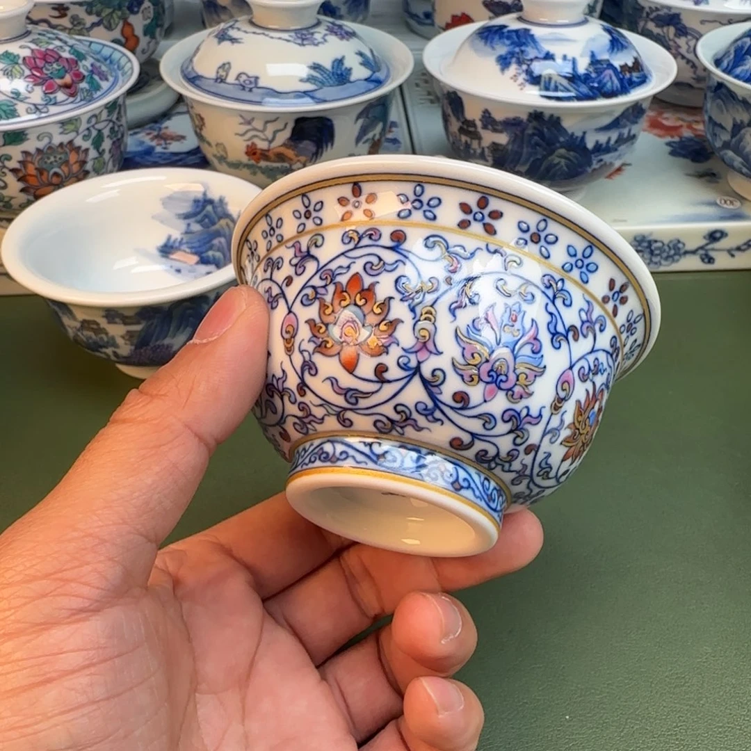 纯手工纯手绘茶具石头270