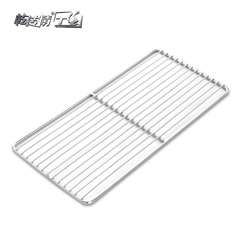 乾传精烤网304不锈钢长方形网片网格烤炉配件加粗加厚烤肉篦子网