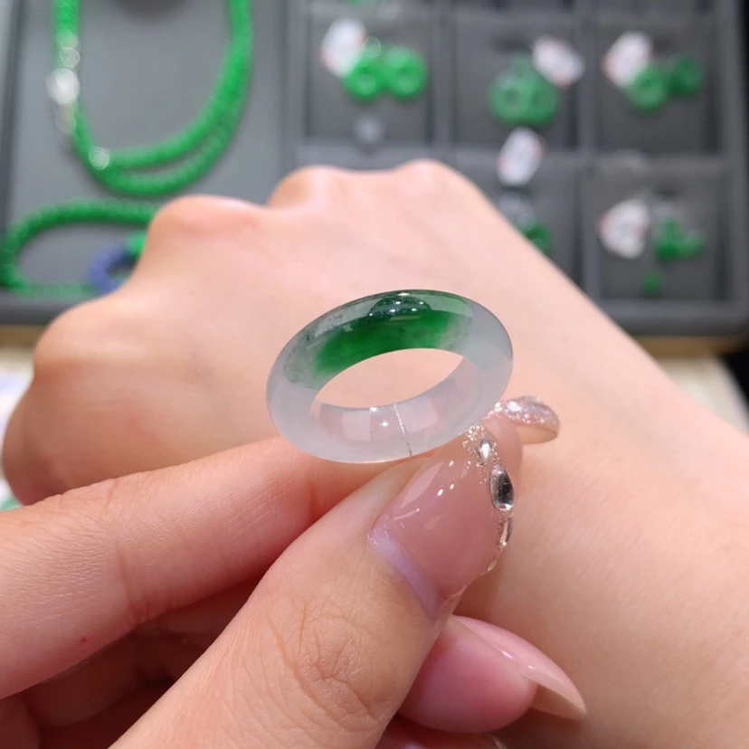 【闪购商品】未镶嵌戒指翡翠10号