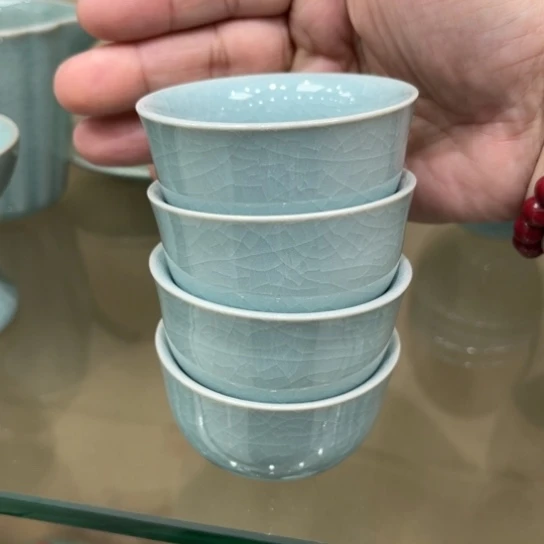 瓷片陶瓷茶具汝瓷茶具