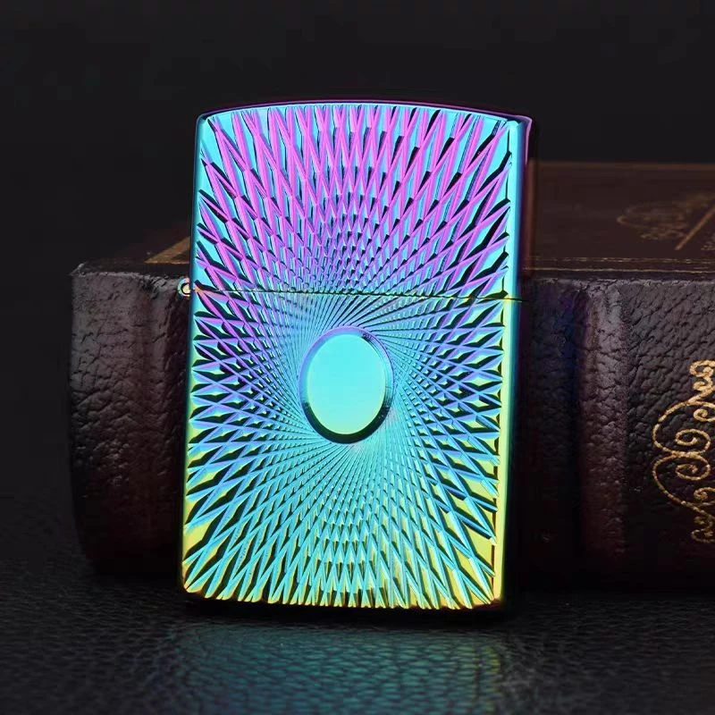 ZORRO【回旋转幻彩】煤油打火机高品质防风打火机
