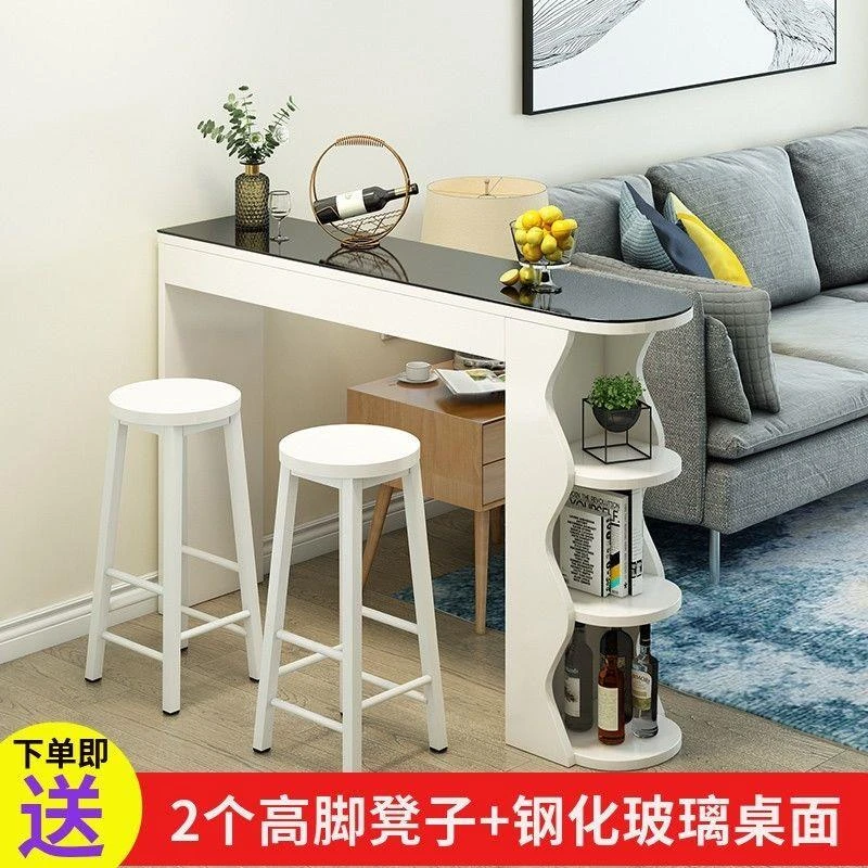 新疆西藏包邮小户型吧台桌家用简约现代客厅玄关小吧台沙发边几餐