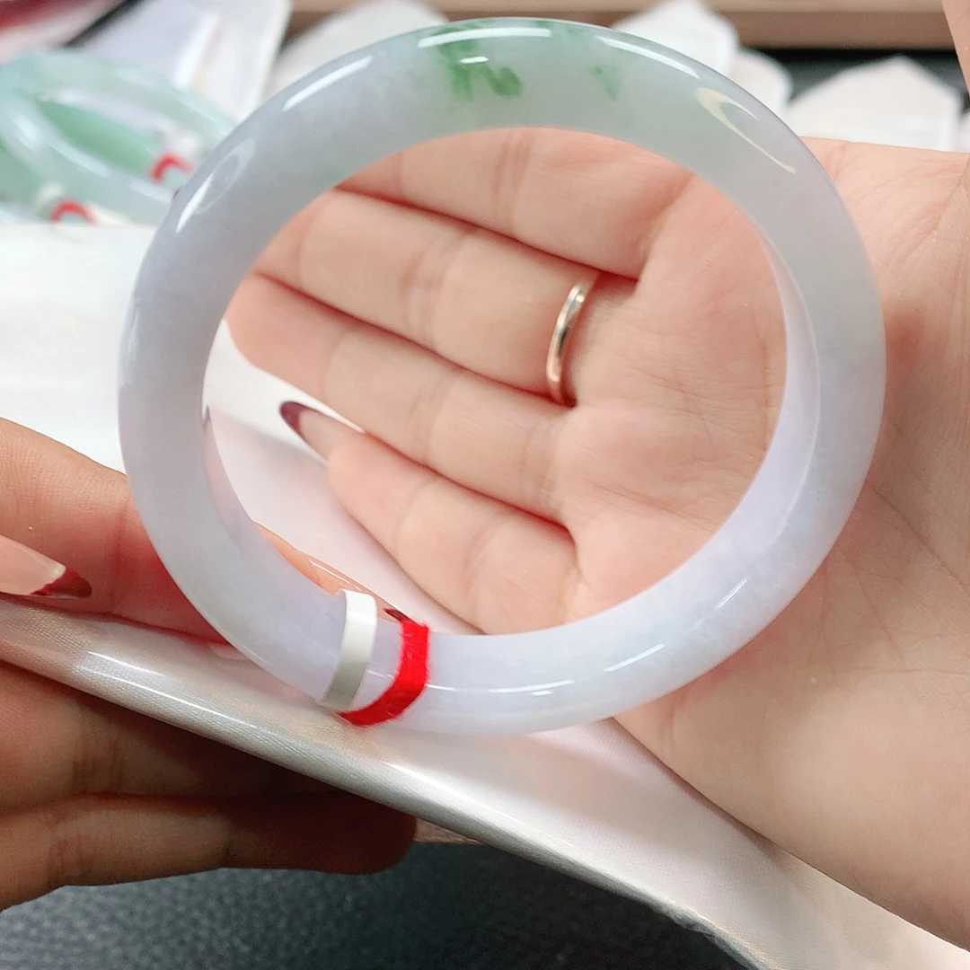 翡翠未镶嵌手镯缅甸天然翡翠