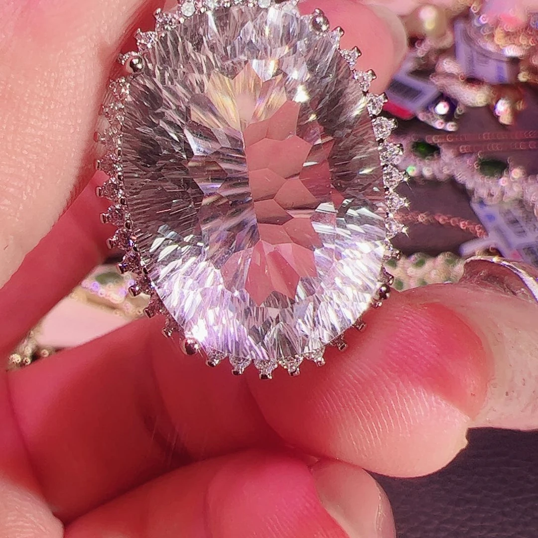 水晶水晶吊坠未镶嵌