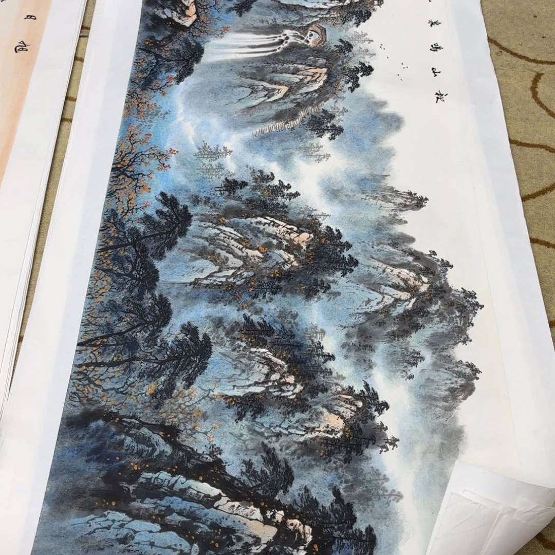 健***理国画国画崔延文老师作品刘
