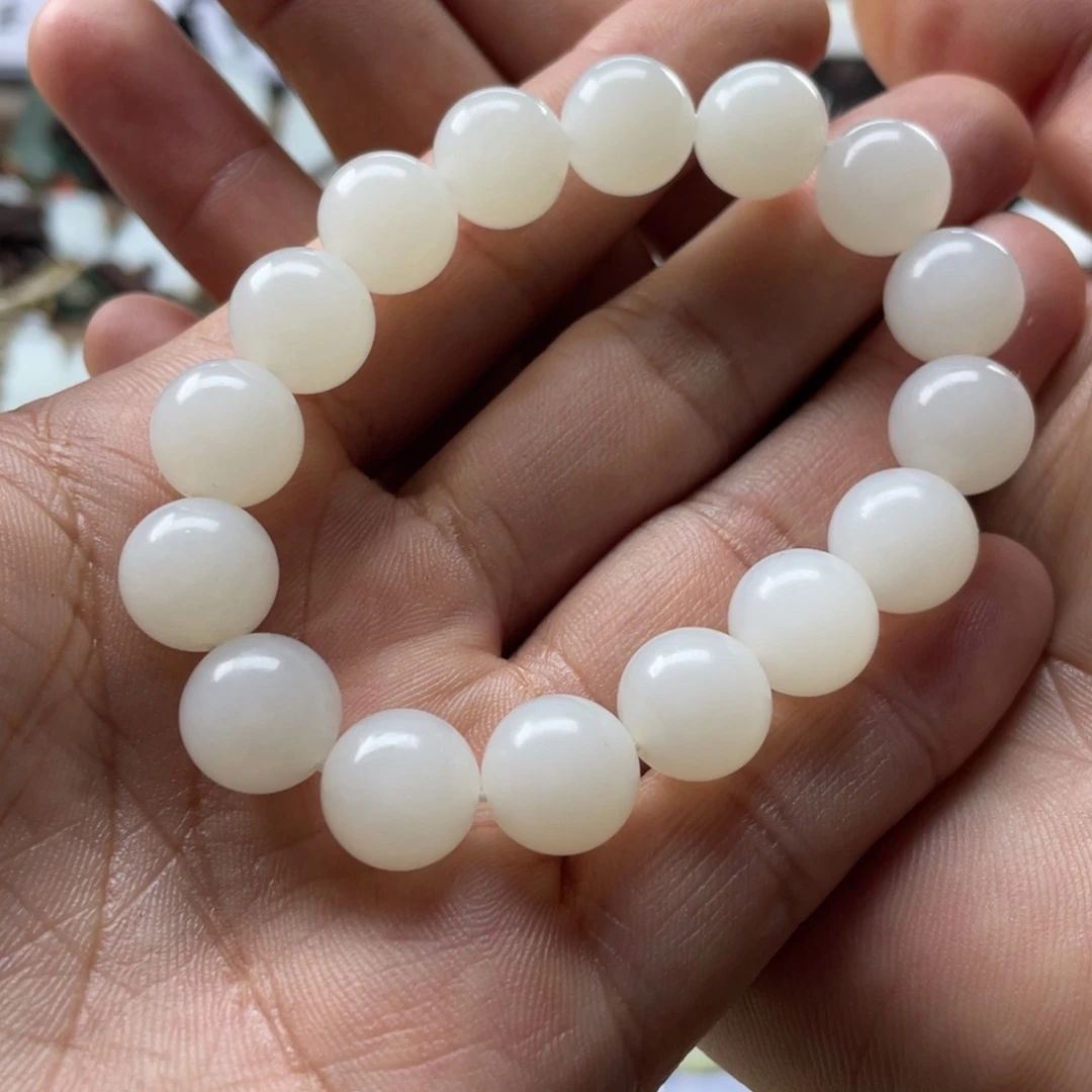 手串未镶嵌和田玉（白玉）太***记