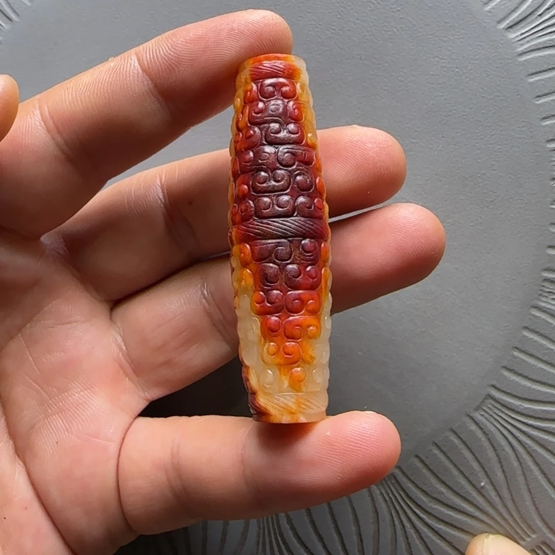 和田玉未镶嵌挂件路*