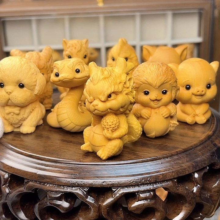 十二生肖一整套十三个摆件