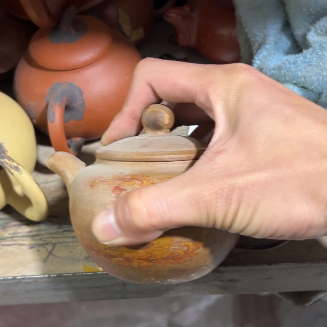 茶壶紫砂老厂紫砂壶一件！