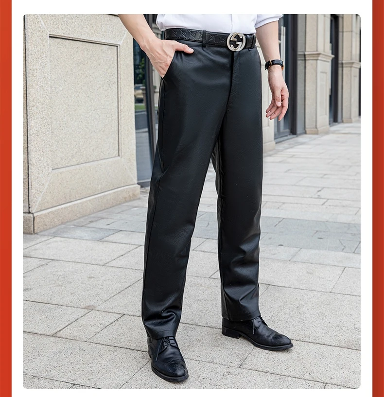 佐丹利保罗/ZOTLI PAOLO佐丹利保罗加绒加厚皮裤-011