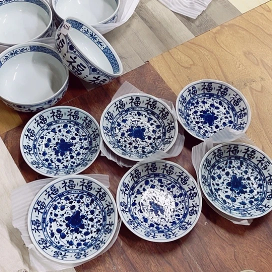 茶*陶瓷制品瑕疵四碗六盘