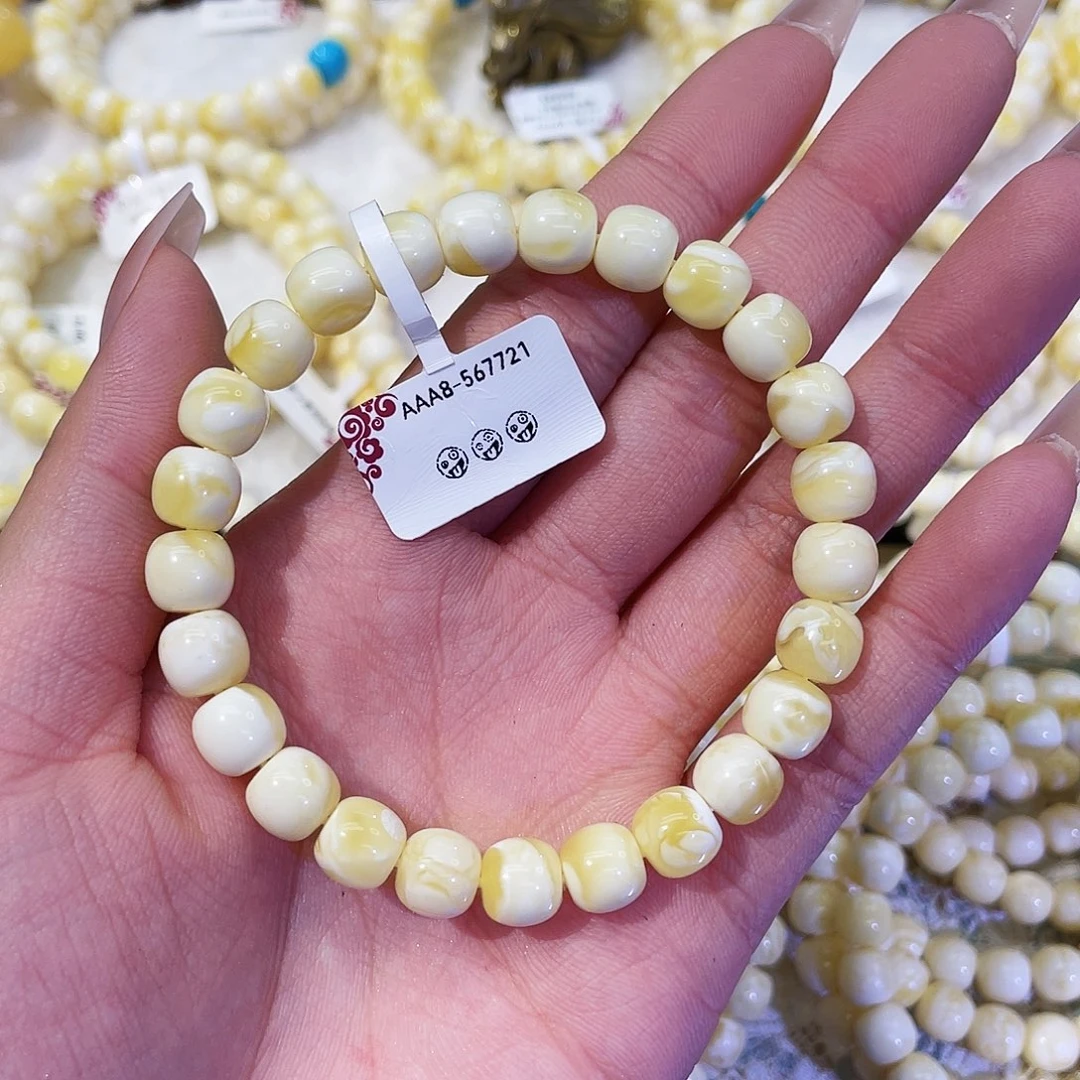 去***袋手链蜜蜡未镶嵌8.5mmmmm