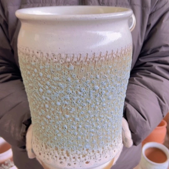 紫砂花盆高31口20—————