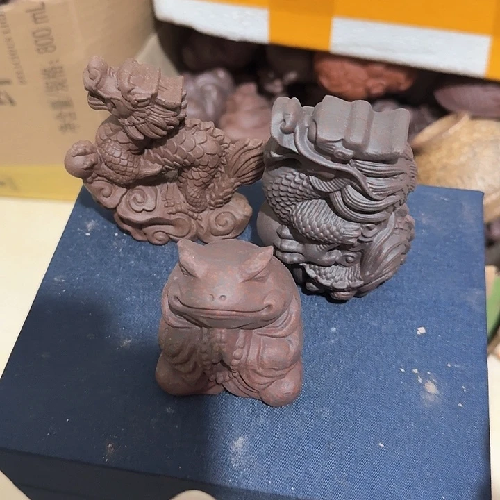 紫砂茶宠打*油雕塑瑕疵茶宠