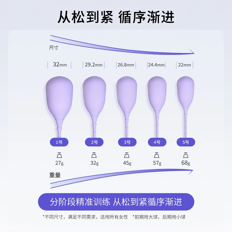澜渟阴道哑铃凯格尔训练球盆底肌肉康复器