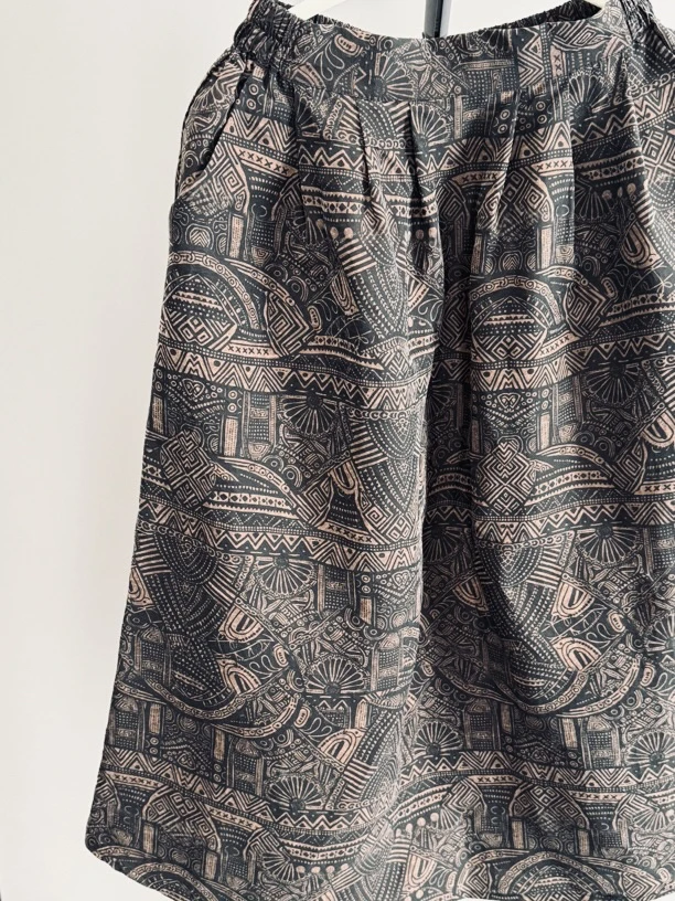 【楚辞】龟裂纹大摆裙