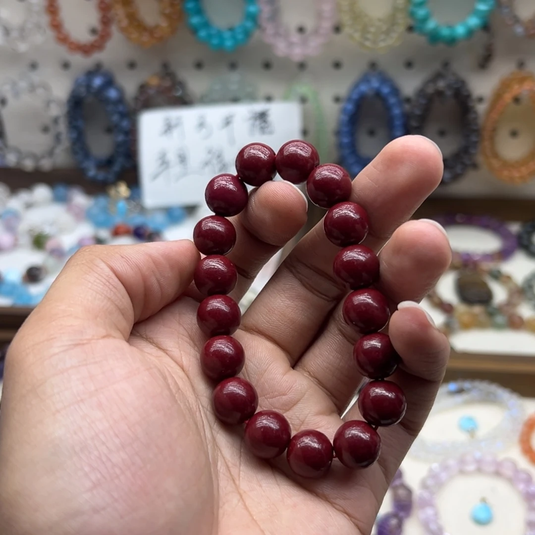 水晶手链未镶嵌12咪紫金砂