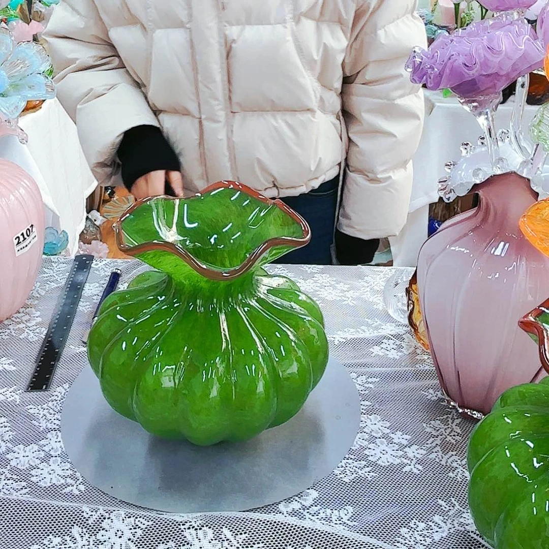 福利不退不换琉璃花瓶艺术品