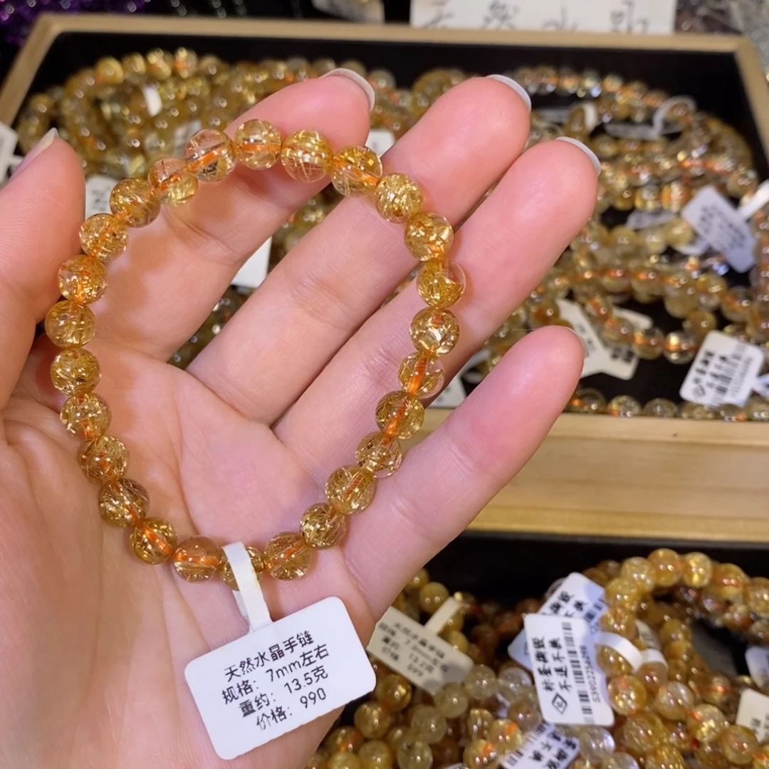 水晶手链未镶嵌M***y手链7mm