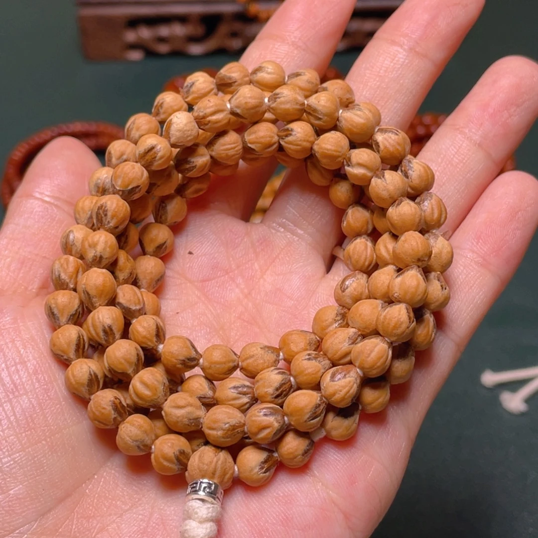 吊坠柏香籽/百香籽红芽莲花长串