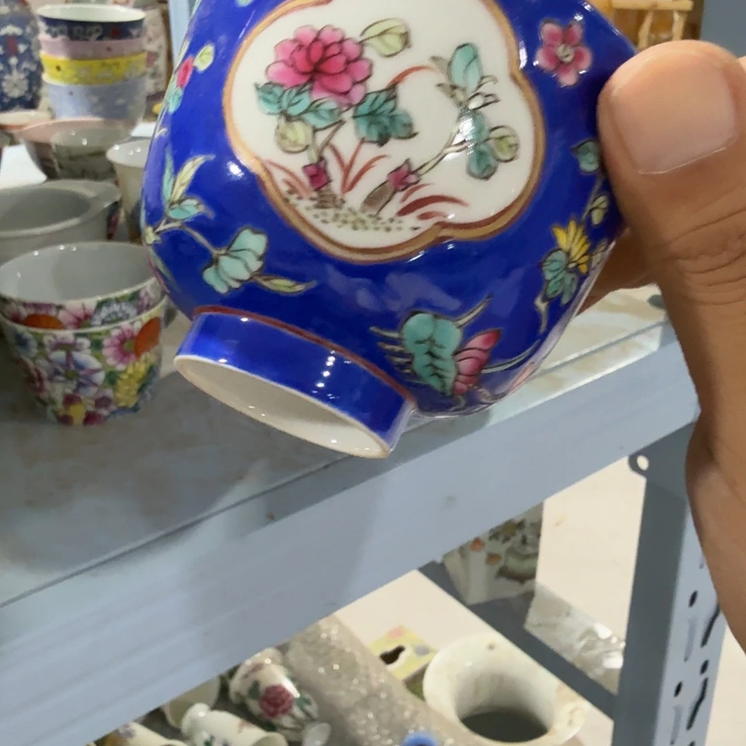 瓷片摆件手绘瓷器全部处理