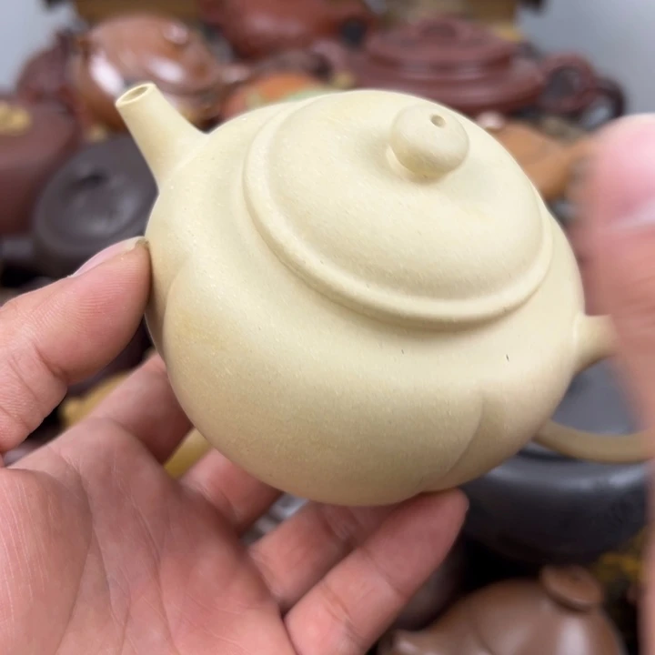紫砂茶壶内裂花泥