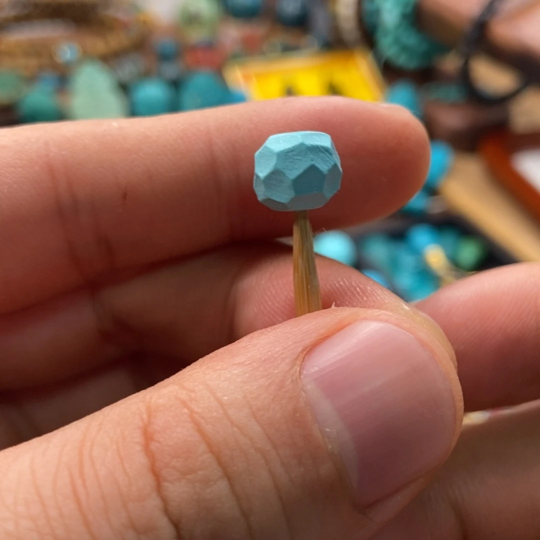 绿松石珠宝奇石未镶嵌涛*