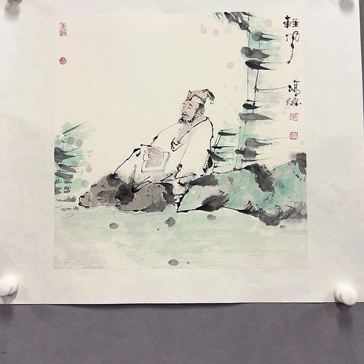 国画亲笔手绘放心去藏