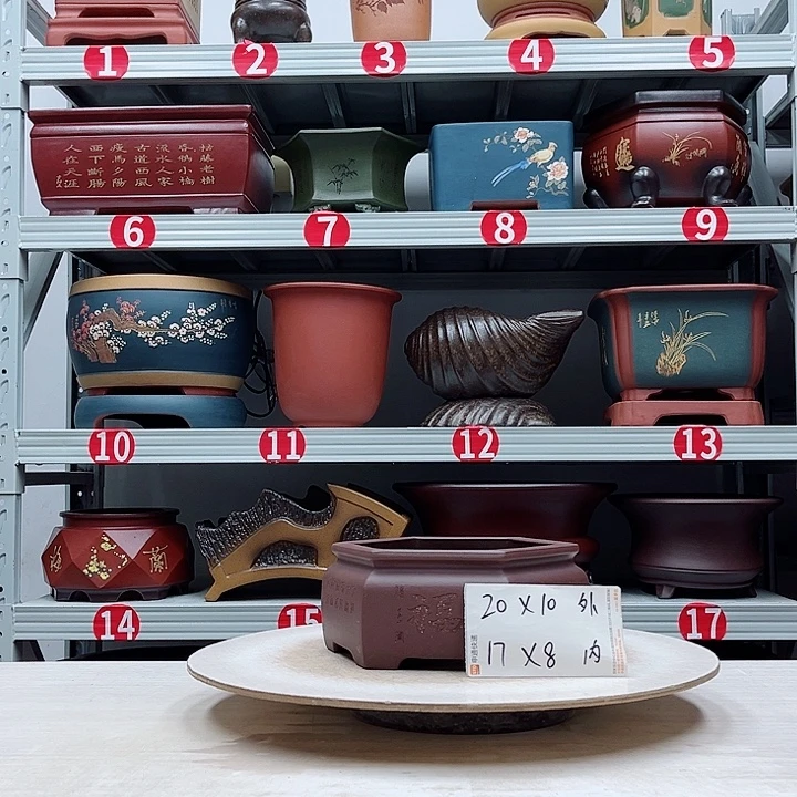 紫砂花盆紫砂花盆