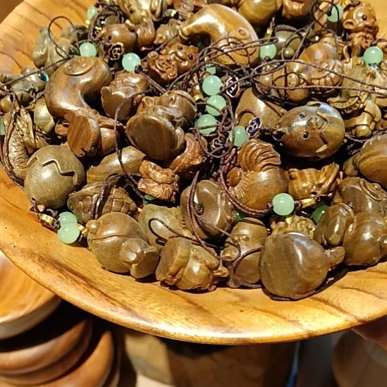 木十二生肖小葫芦挂件