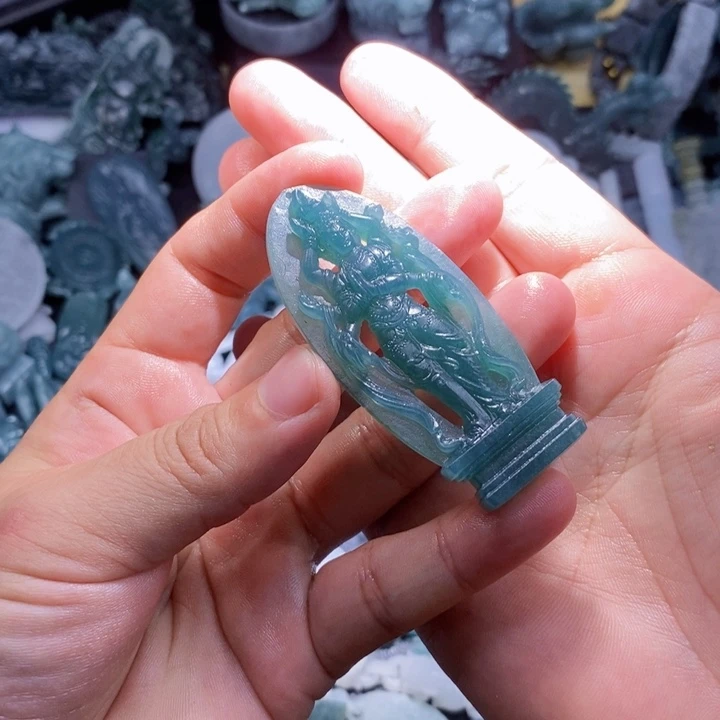 定制翡翠未镶嵌瘦***王毛