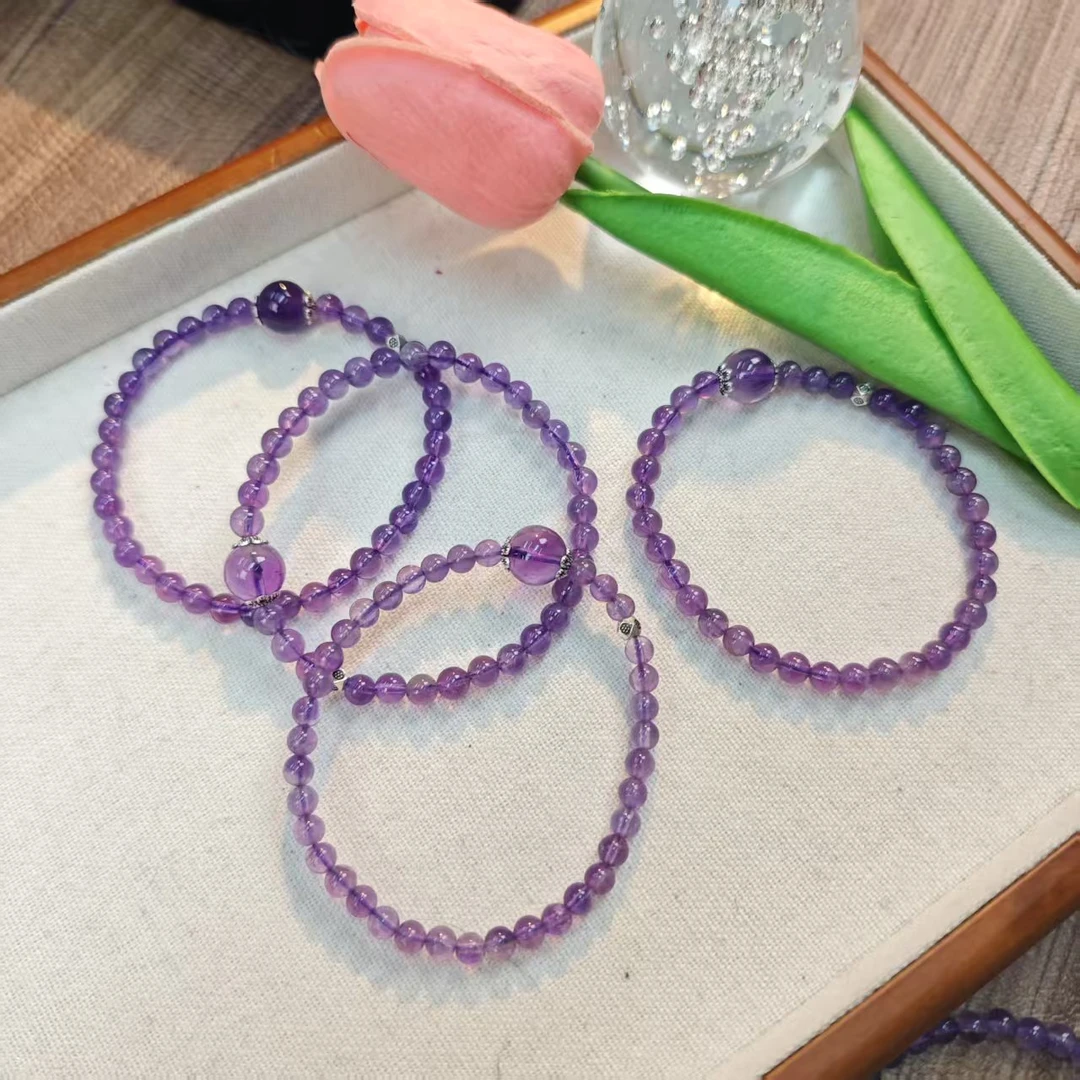 《智慧之光》紫水晶4+路路通10M手链（多样性发其一）MY92