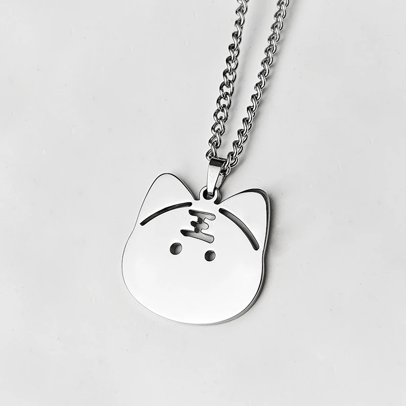 雪酱周边恋与深空秦彻猫咪项不锈钢链生日礼物