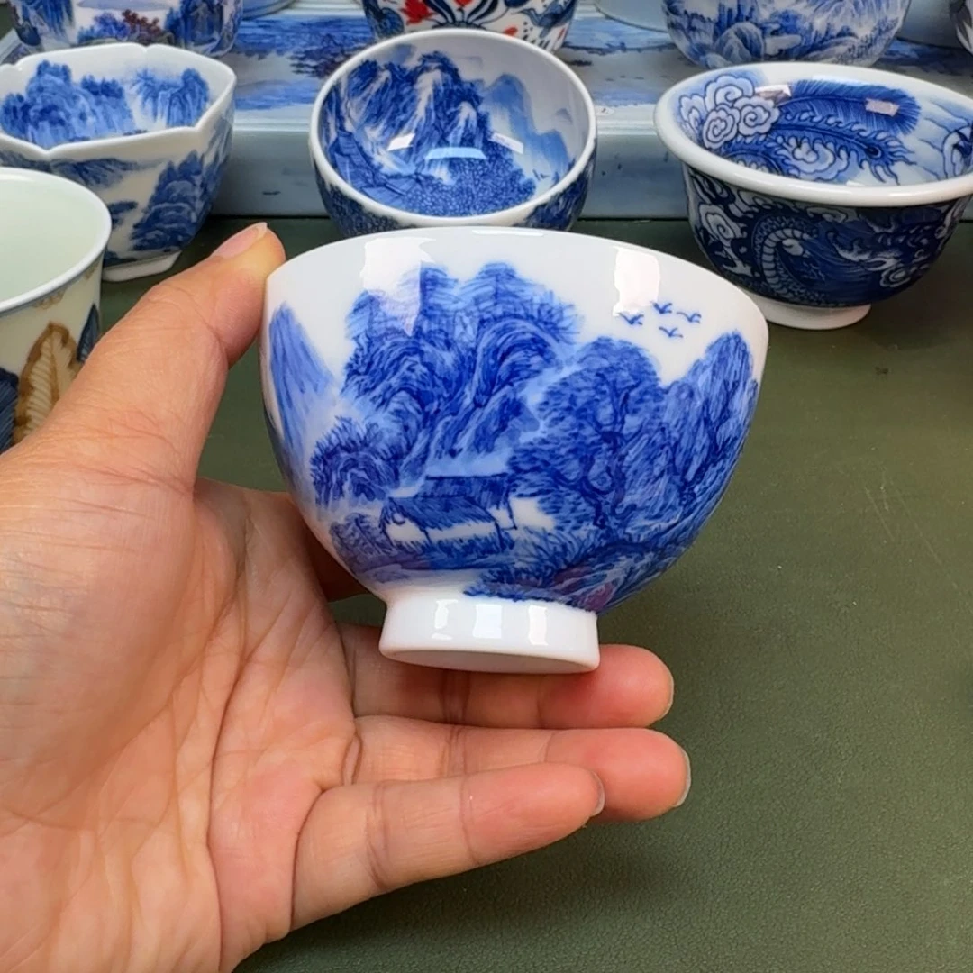 陶景德镇纯手绘茶具圆圆295